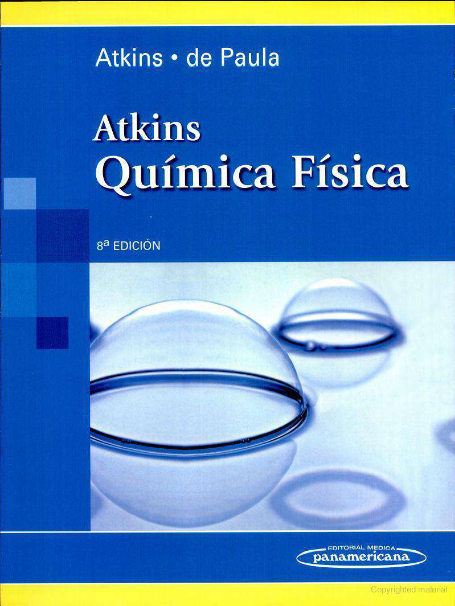 غلاف كتاب Química Física بقلم بيتر وليام اتكينز غلاف كتاب Química Física بقلم بيتر وليام اتكينز